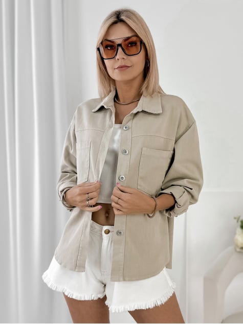 KURTKA ROANIE BEŻOWA