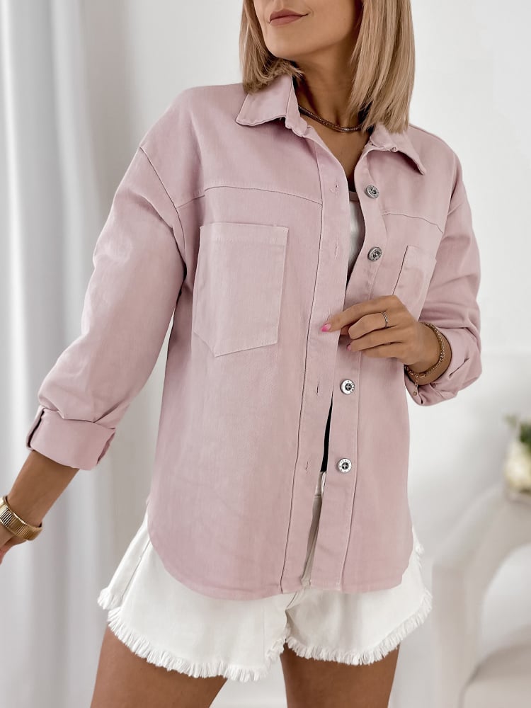 KURTKA ROANIE PUDROWY RÓŻ