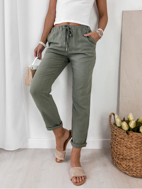 SPODNIE SELNA KHAKI