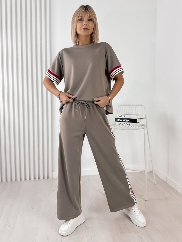 KOMPLET BUENNA BRĄZOWY