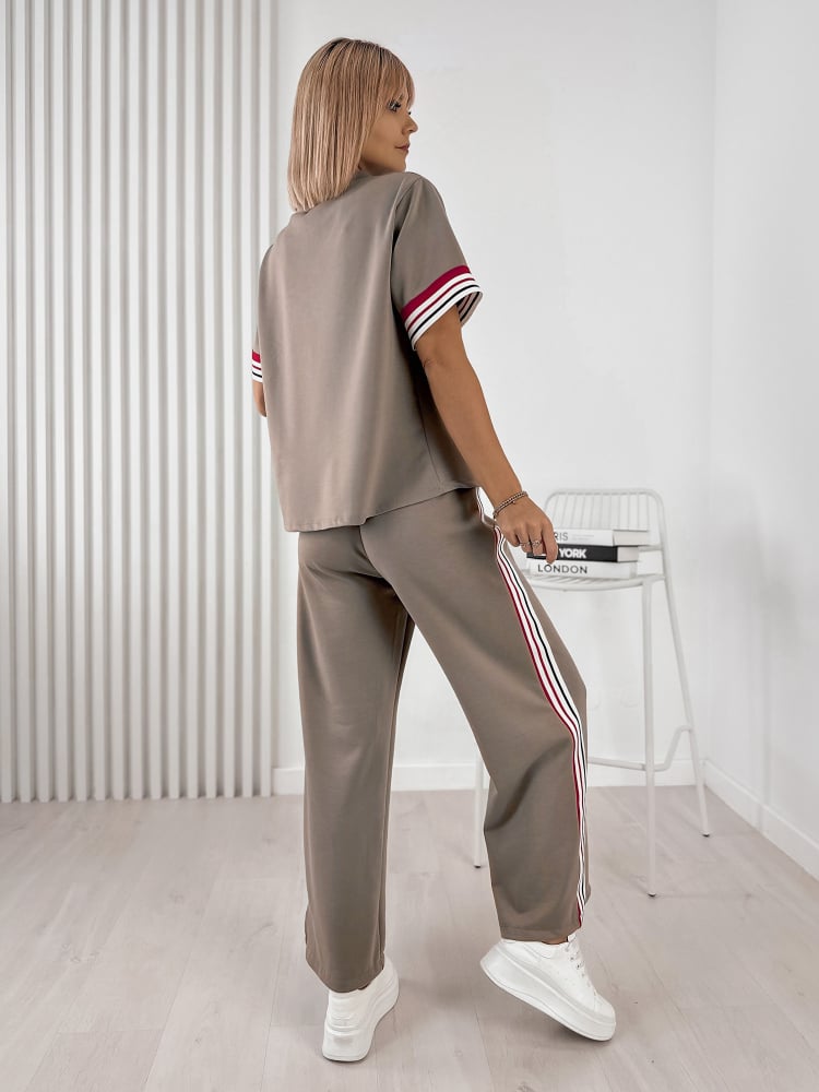 KOMPLET BUENNA BRĄZOWY