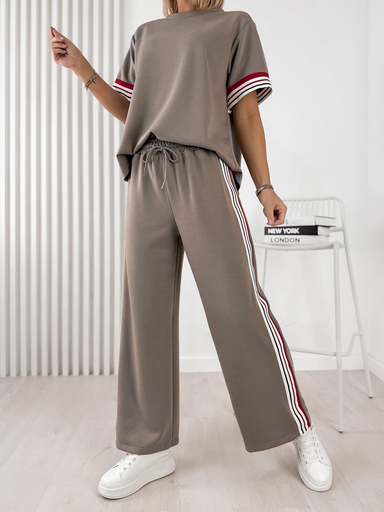 KOMPLET BUENNA BRĄZOWY