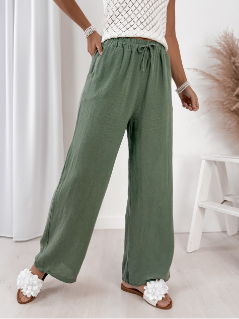 SPODNIE LEROS KHAKI