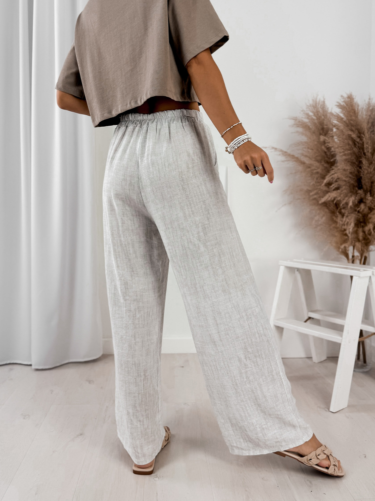 SPODNIE CALABRIA BIAŁE