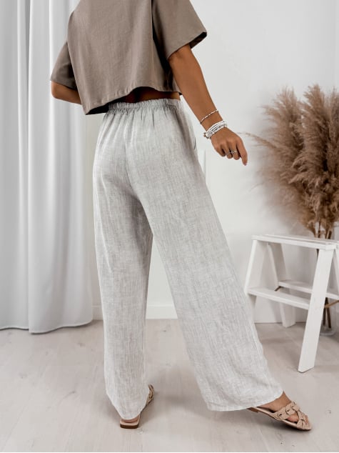 SPODNIE CALABRIA BIAŁE