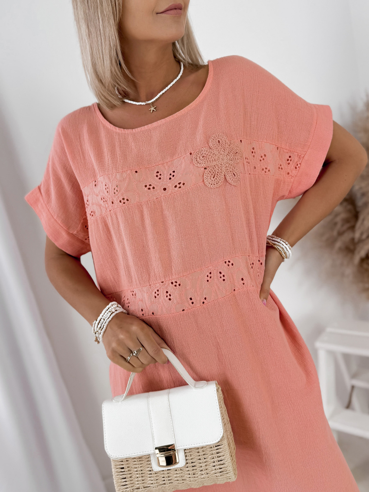 SUKIENKA SERINA KORALOWA