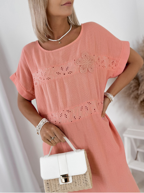 SUKIENKA SERINA KORALOWA