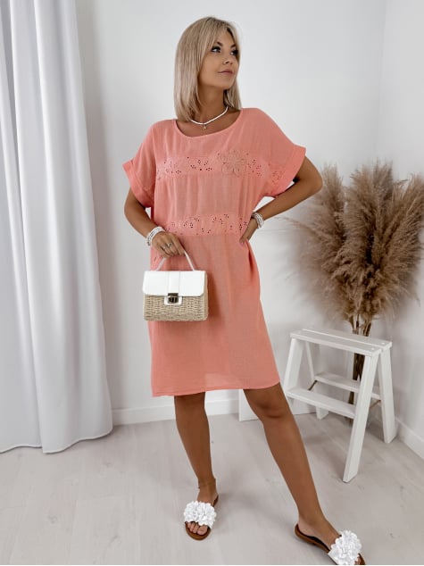 SUKIENKA SERINA KORALOWA