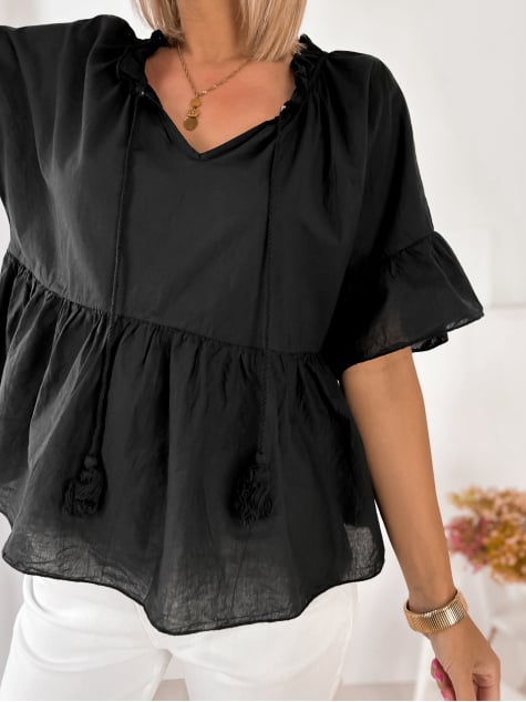 BLUZKA FAVINYA CZARNA