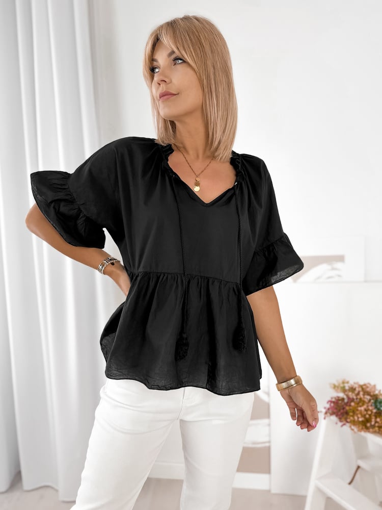 BLUZKA FAVINYA CZARNA