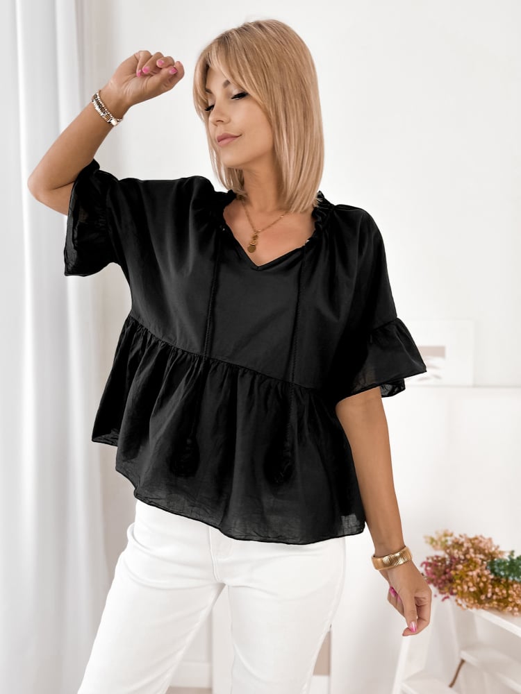 BLUZKA FAVINYA CZARNA