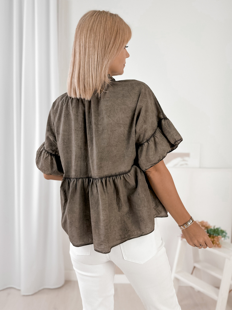 BLUZKA FAVINYA BRĄZOWA