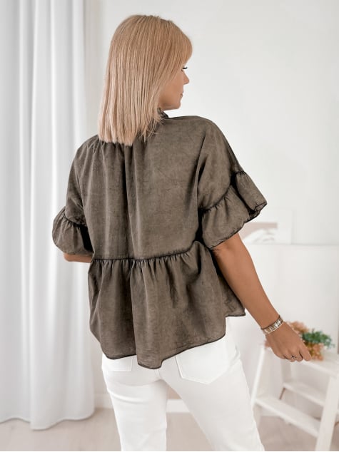 BLUZKA FAVINYA BRĄZOWA