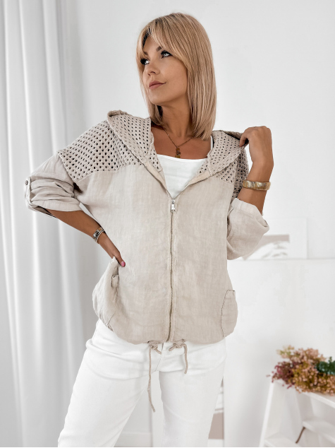 BLUZA VENETTA BEŻOWA