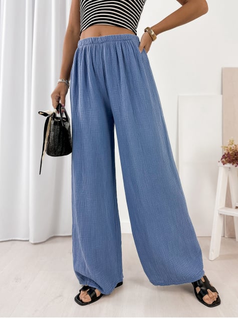 SPODNIE CORSO NIEBIESKIE