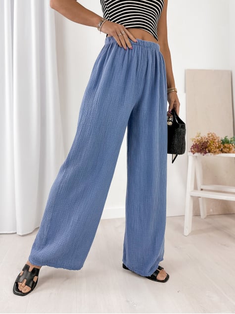 SPODNIE CORSO NIEBIESKIE