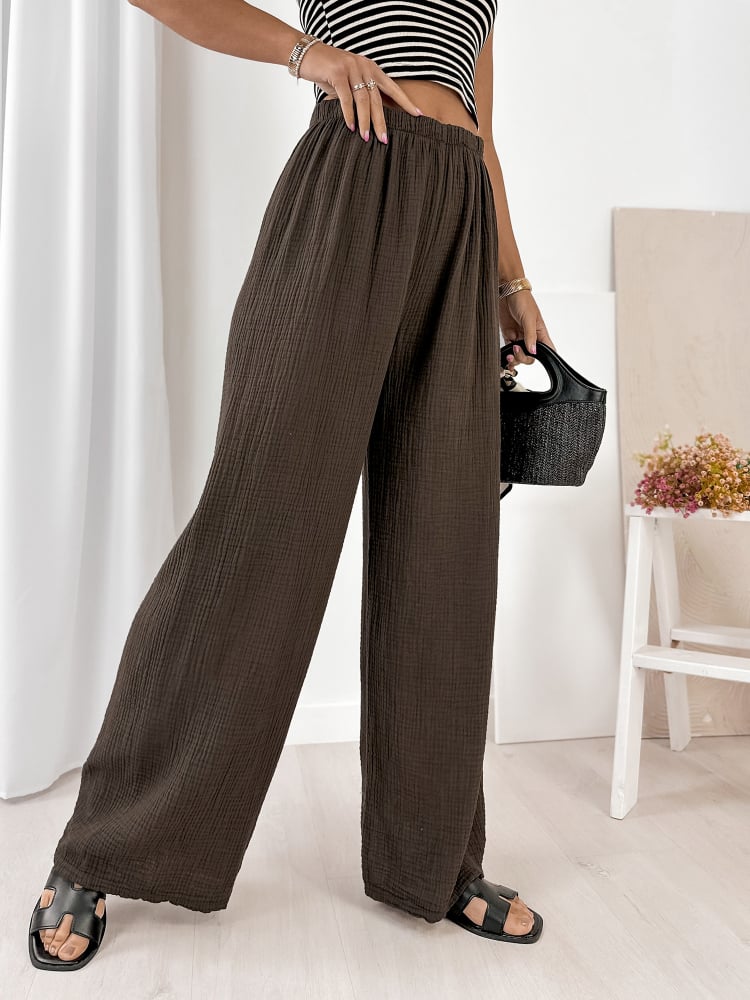 SPODNIE CORSO BRĄZOWE