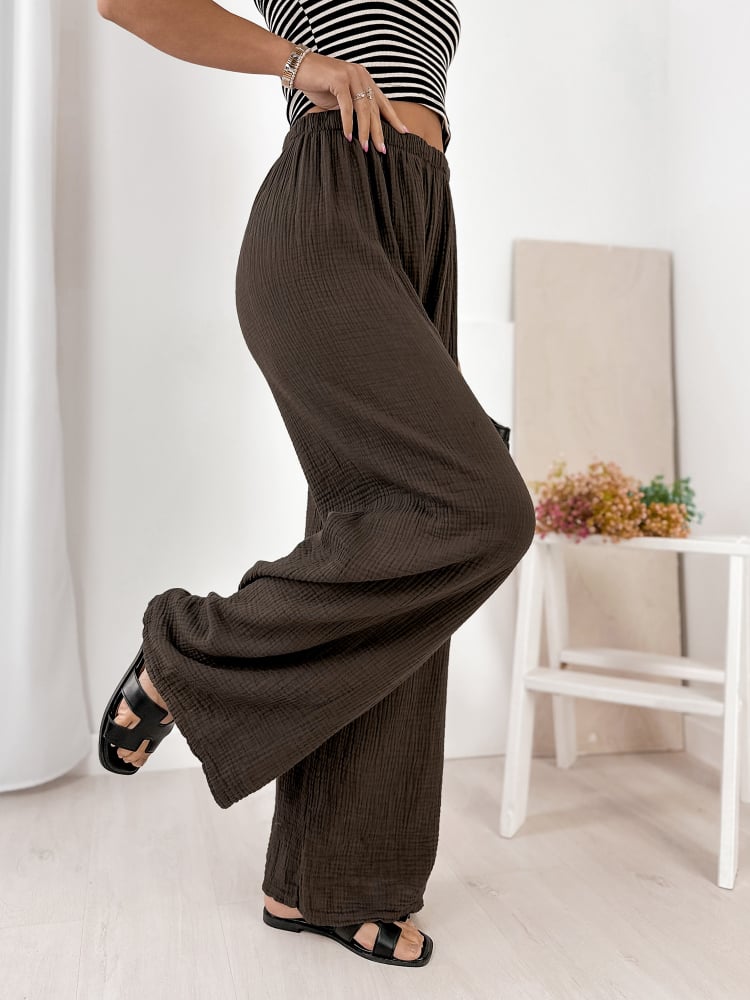 SPODNIE CORSO BRĄZOWE