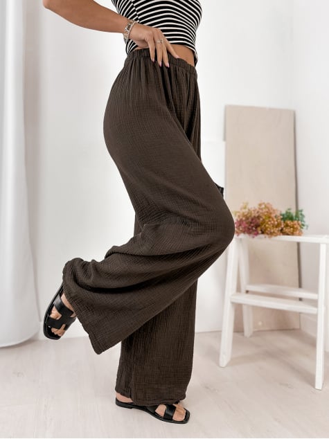 SPODNIE CORSO BRĄZOWE