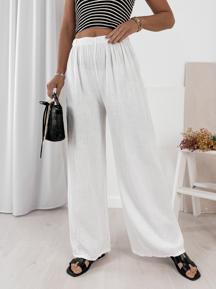 SPODNIE CORSO BIAŁE