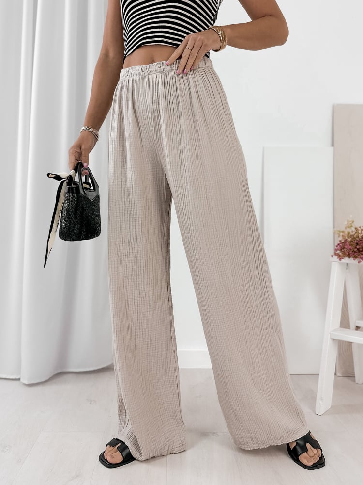 SPODNIE CORSO BEŻOWE