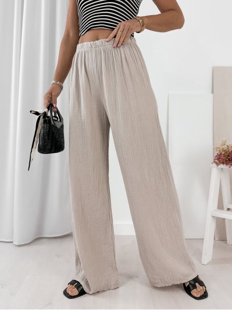 SPODNIE CORSO BEŻOWE