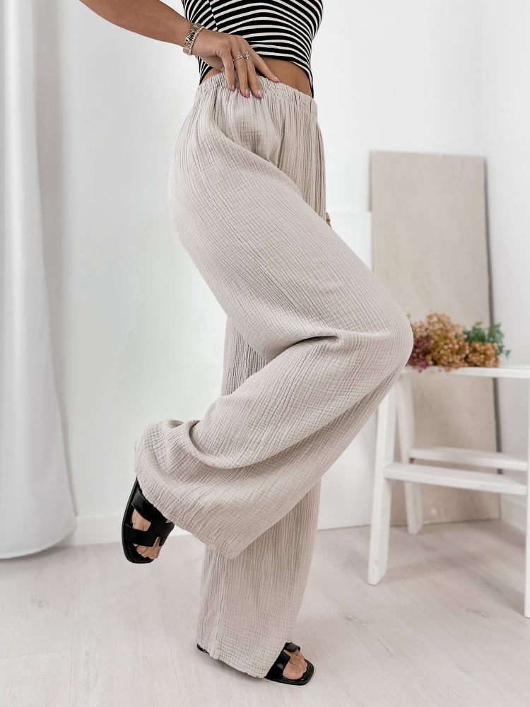 SPODNIE CORSO BEŻOWE