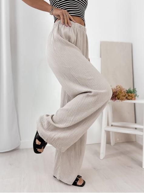 SPODNIE CORSO BEŻOWE