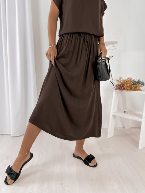 SPÓDNICA MOLISE BRĄZOWA