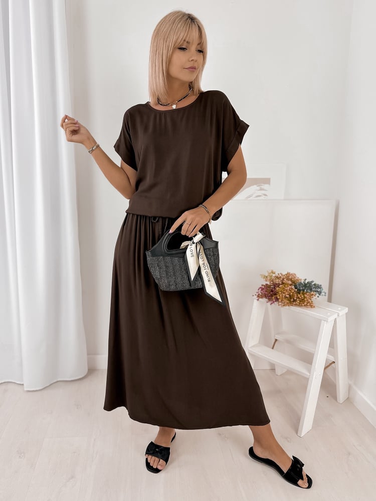 SPÓDNICA MOLISE BRĄZOWA