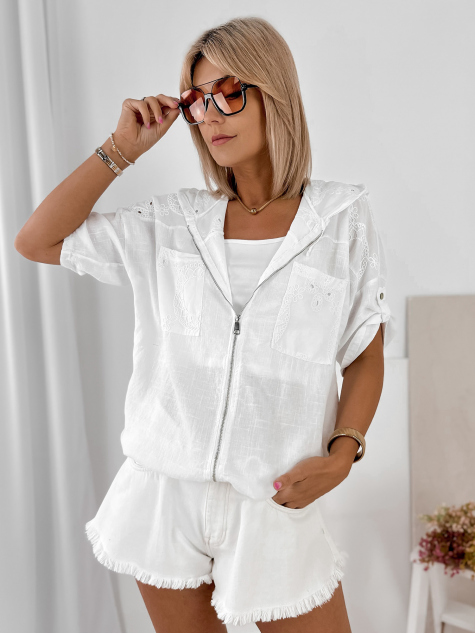 BLUZA AURHONA BIAŁA