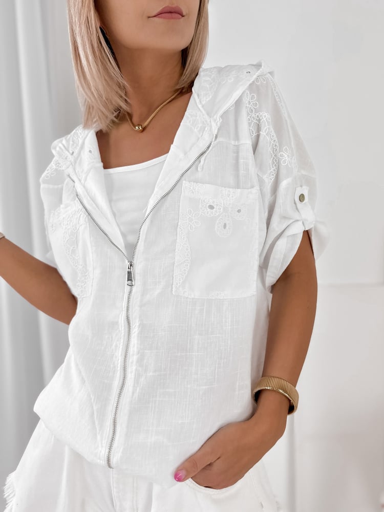 BLUZA AURHONA BIAŁA