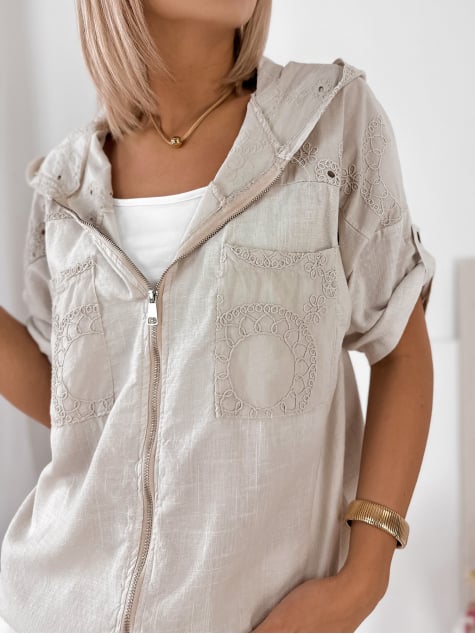 BLUZA AURHONA BEŻOWA