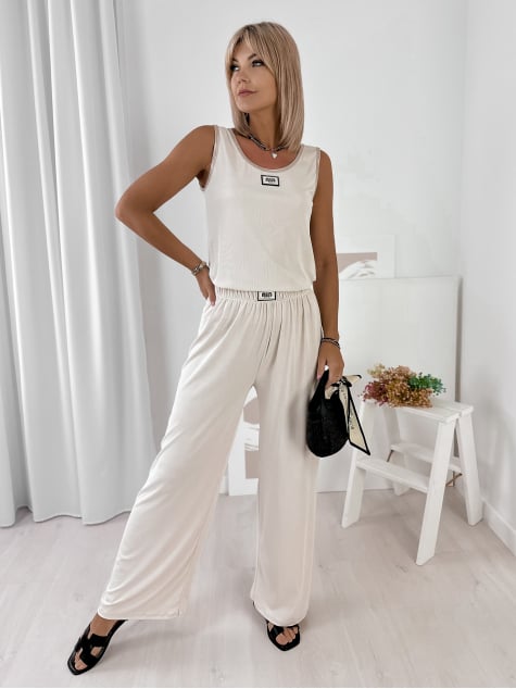 SPODNIE PIEMONTE BEŻOWE