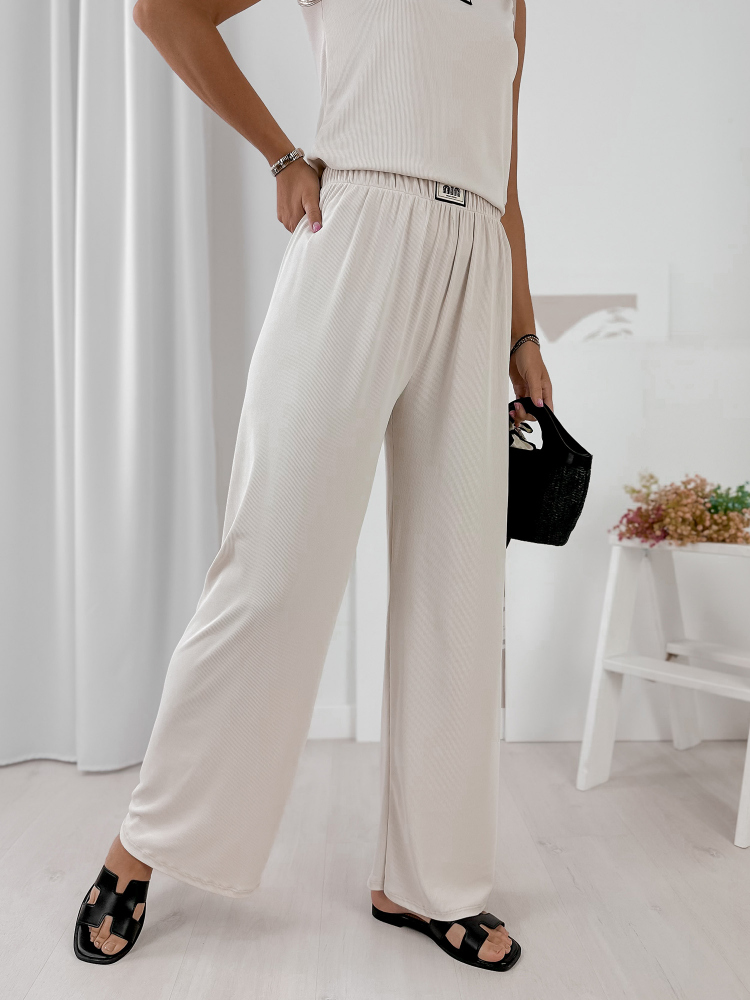 SPODNIE PIEMONTE BEŻOWE