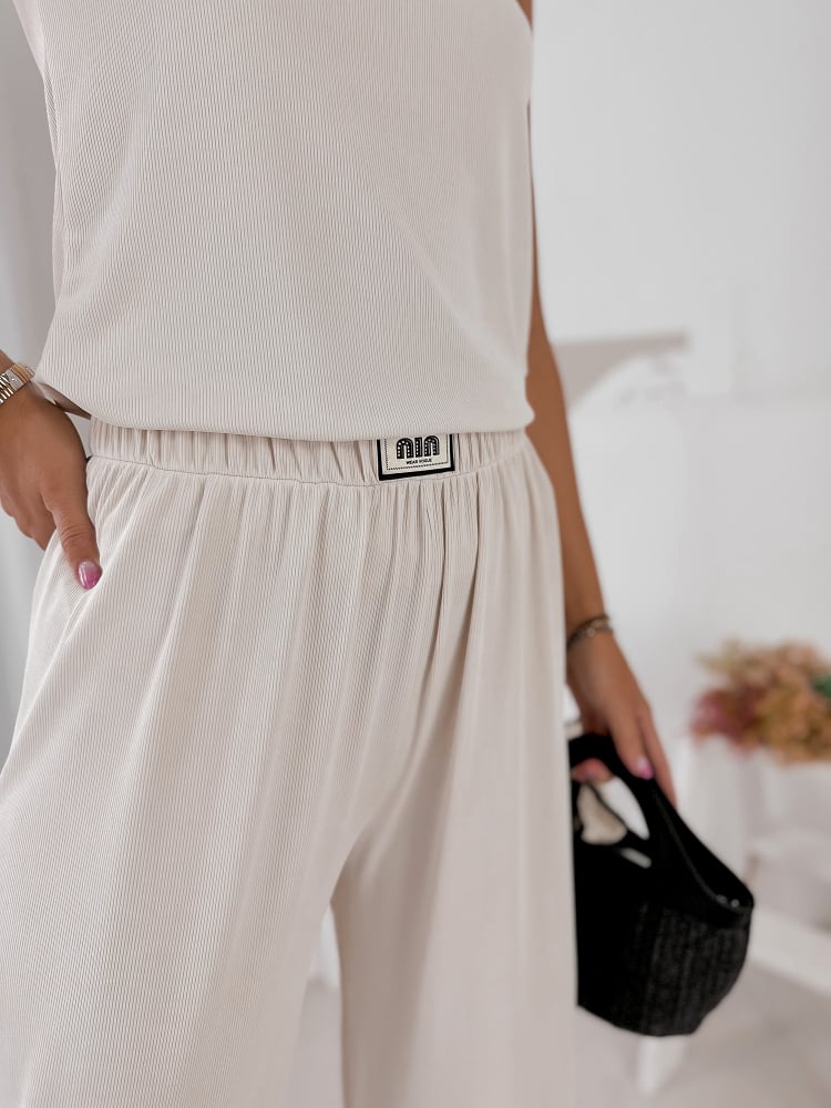 SPODNIE PIEMONTE BEŻOWE