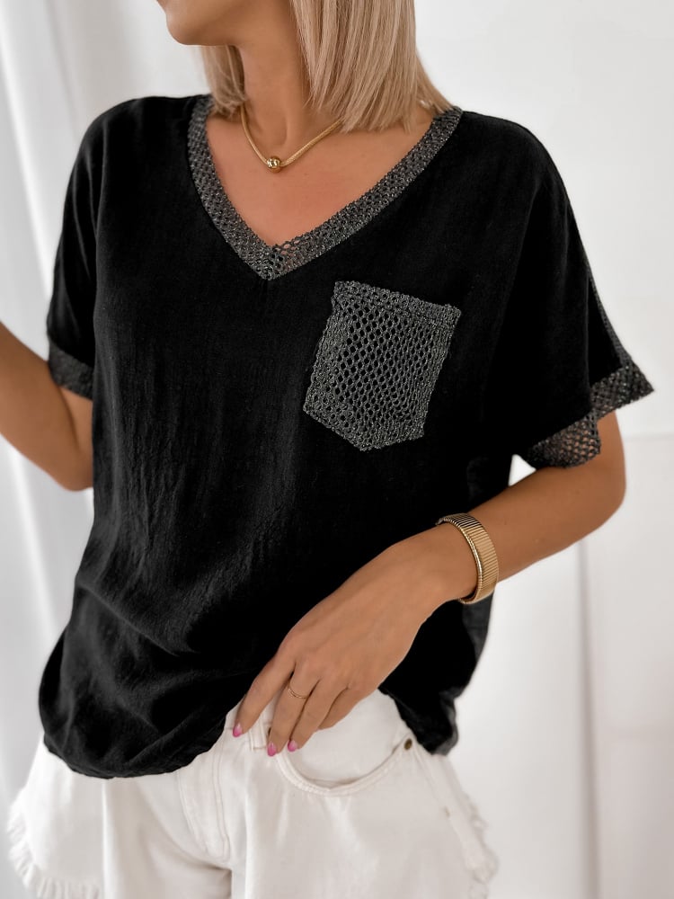 BLUZKA YORKINA CZARNY