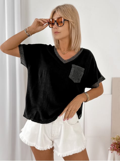 BLUZKA YORKINA CZARNY