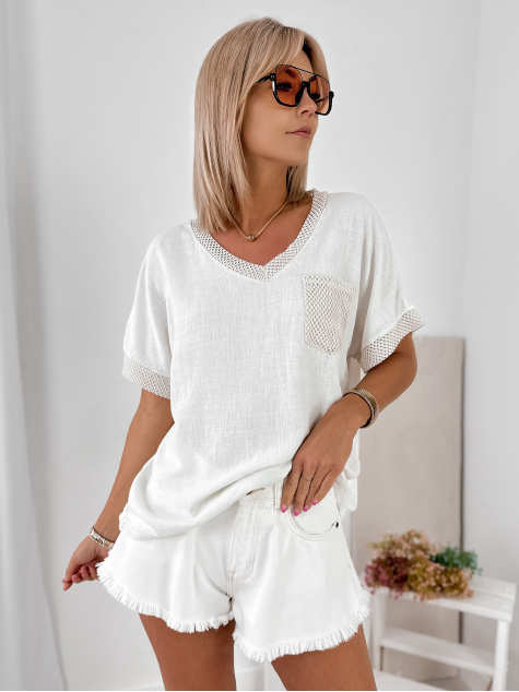 BLUZKA YORKINA ECRU
