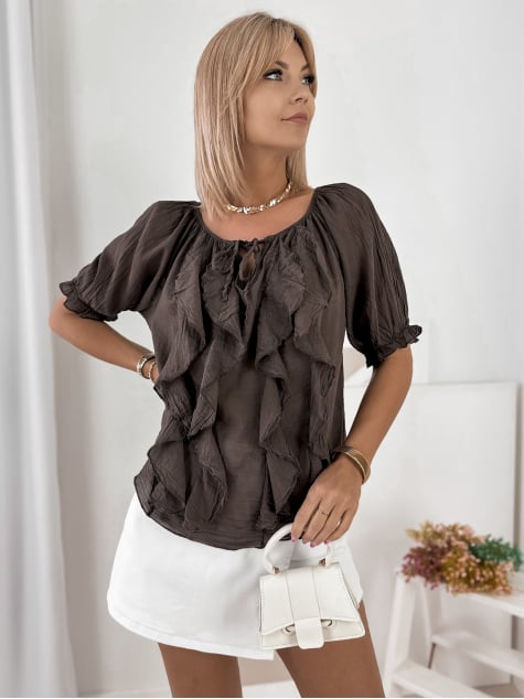 BLUZKA DORCENA BRĄZOWA