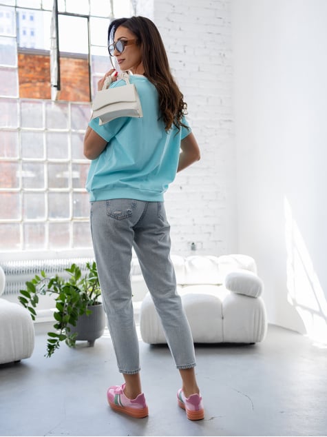 BLUZKA CANTALIA MIĘTOWA