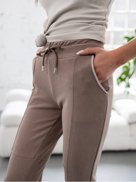 SPODNIE FRONTERA BRĄZOWE