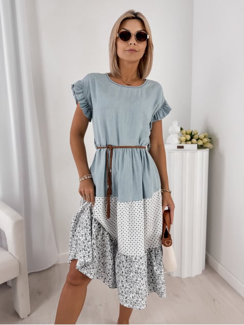 SUKIENKA DARRIBIA JASNONIEBIESKA