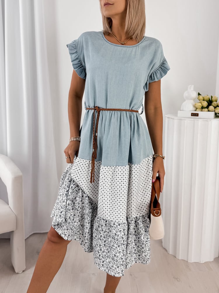 SUKIENKA DARRIBIA JASNONIEBIESKA