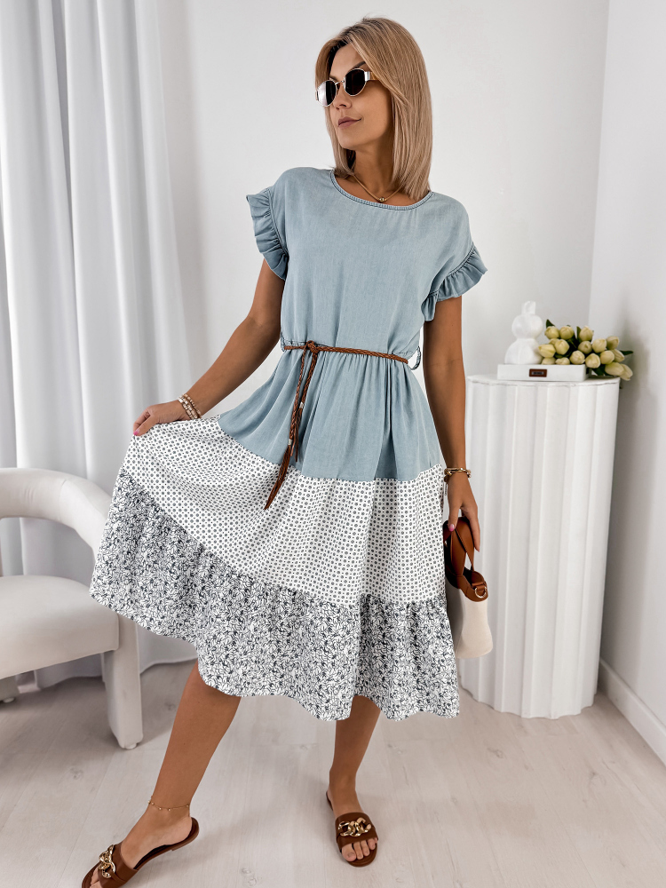 SUKIENKA DARRIBIA JASNONIEBIESKA