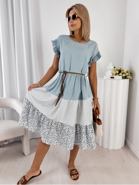 SUKIENKA DARRIBIA JASNONIEBIESKA