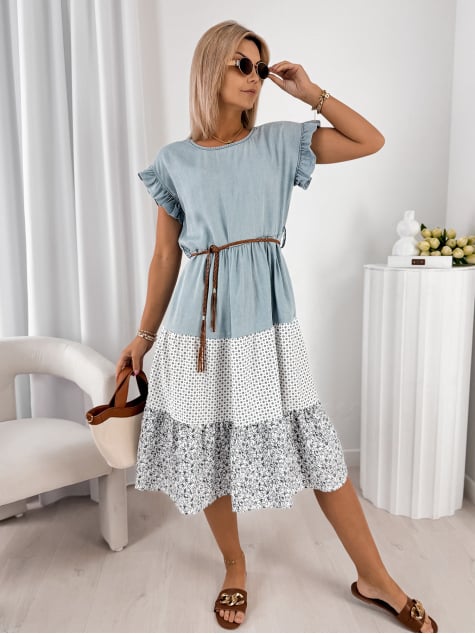 SUKIENKA DARRIBIA JASNONIEBIESKA