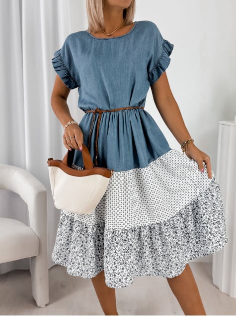 SUKIENKA DARRIBIA NIEBIESKA