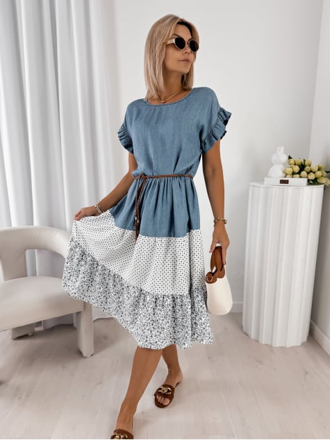 SUKIENKA DARRIBIA NIEBIESKA