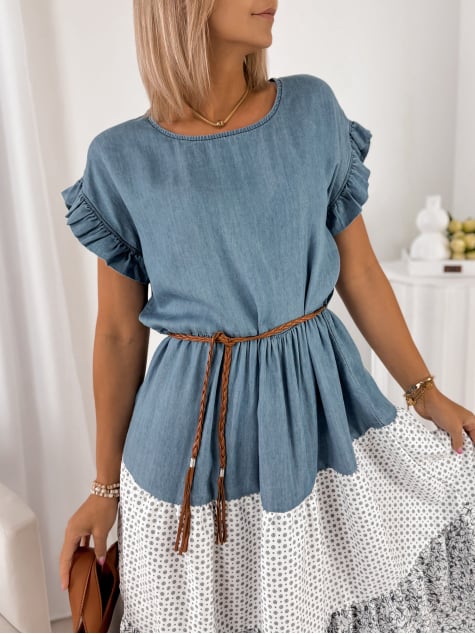 SUKIENKA DARRIBIA NIEBIESKA